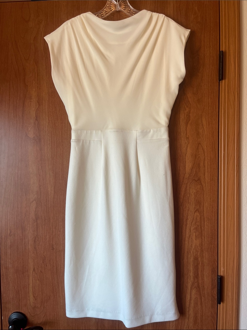 Simply Vera Vera Wang Draped Sheath Midi Dress